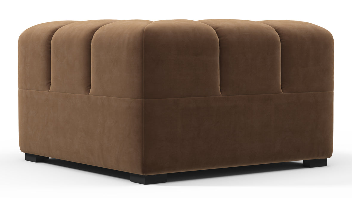 Tufty - Tufty Module, Right Corner, Mocha Velvet