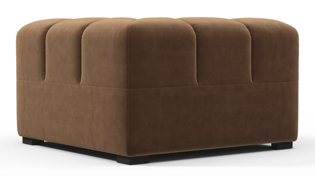 Tufty - Tufty Module, Right Corner, Mocha Velvet