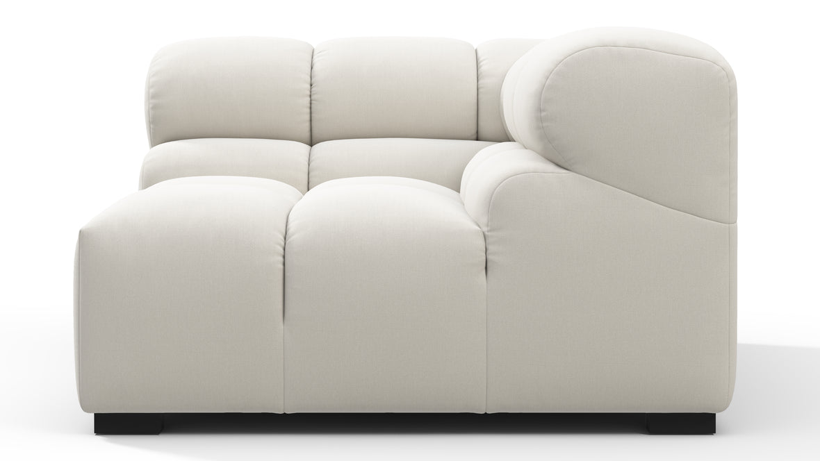 Tufty - Tufty Module, Right Corner, Oatmeal Brushed Weave