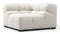 Tufty - Tufty Module, Right Corner, Oatmeal Brushed Weave