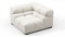 Tufty - Tufty Module, Right Corner, Oatmeal Brushed Weave