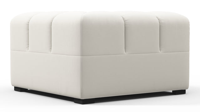 Tufty - Tufty Module, Right Corner, Oatmeal Brushed Weave