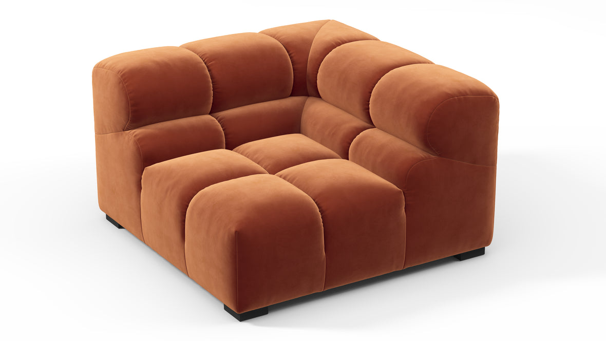 Tufty - Tufty Module, Right Corner, Spice Velvet