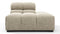 Tufty - Tufty Module, Right End, Armless, Beige Gray Chenille
