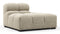 Tufty - Tufty Module, Right End, Armless, Beige Gray Chenille