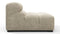 Tufty - Tufty Module, Right End, Armless, Beige Gray Chenille
