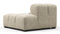 Tufty - Tufty Module, Right End, Armless, Beige Gray Chenille
