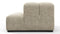 Tufty - Tufty Module, Right End, Armless, Beige Gray Chenille