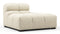 Tufty - Tufty Module, Right End, Armless, Eggshell Boucle