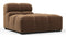 Tufty - Tufty Module, Right End, Armless, Mocha Velvet