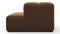 Tufty - Tufty Module, Right End, Armless, Mocha Velvet