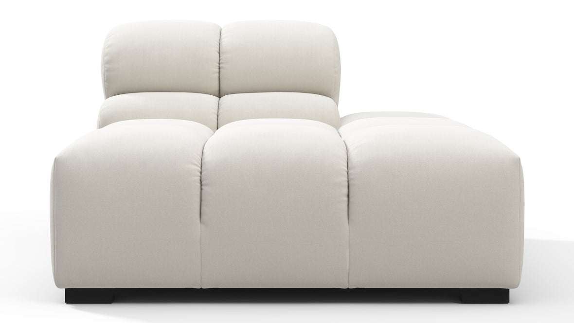 Tufty - Tufty Module, Right End, Armless, Oatmeal Brushed Weave