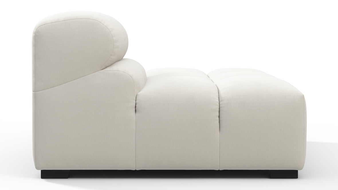 Tufty - Tufty Module, Right End, Armless, Oatmeal Brushed Weave