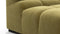 Tufty - Tufty Module, Right End, Armless, Olive Gold Velvet