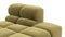 Tufty - Tufty Module, Right End, Armless, Olive Gold Velvet