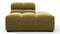 Tufty - Tufty Module, Right End, Armless, Olive Gold Velvet