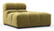 Tufty - Tufty Module, Right End, Armless, Olive Gold Velvet