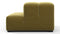 Tufty - Tufty Module, Right End, Armless, Olive Gold Velvet