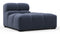 Tufty - Tufty Module, Right End, Armless, Royal Blue Wool