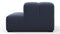 Tufty - Tufty Module, Right End, Armless, Royal Blue Wool