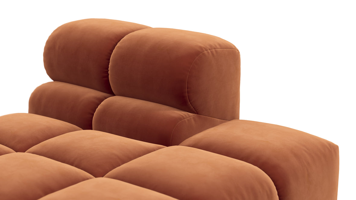 Tufty - Tufty Module, Right End, Armless, Spice Velvet