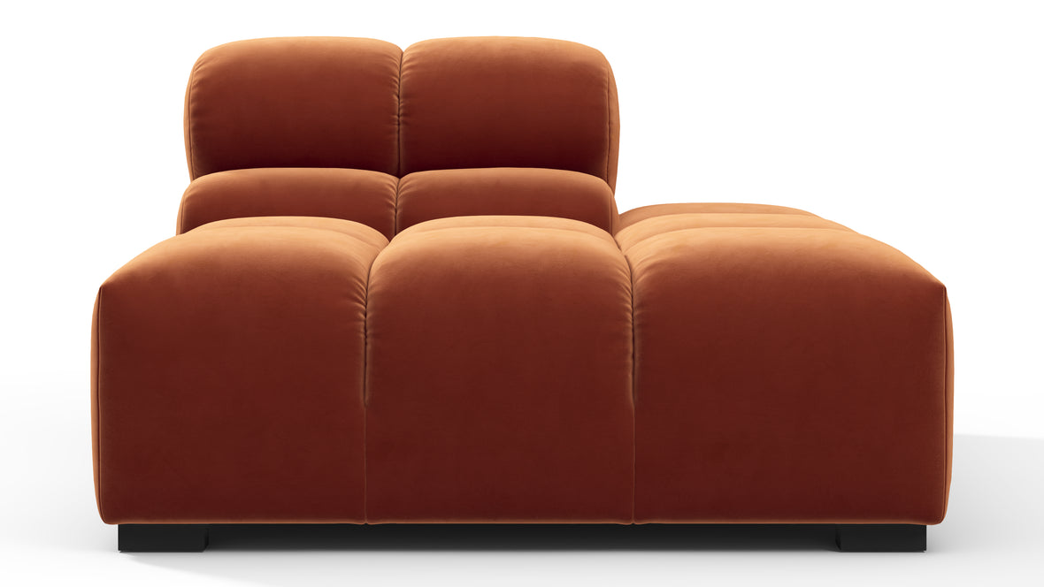 Tufty - Tufty Module, Right End, Armless, Spice Velvet
