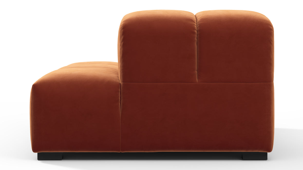 Tufty - Tufty Module, Right End, Armless, Spice Velvet