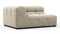 Tufty - Tufty Module, Large Left Corner, Beige Gray Chenille