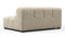 Tufty - Tufty Module, Large Left Corner, Beige Gray Chenille