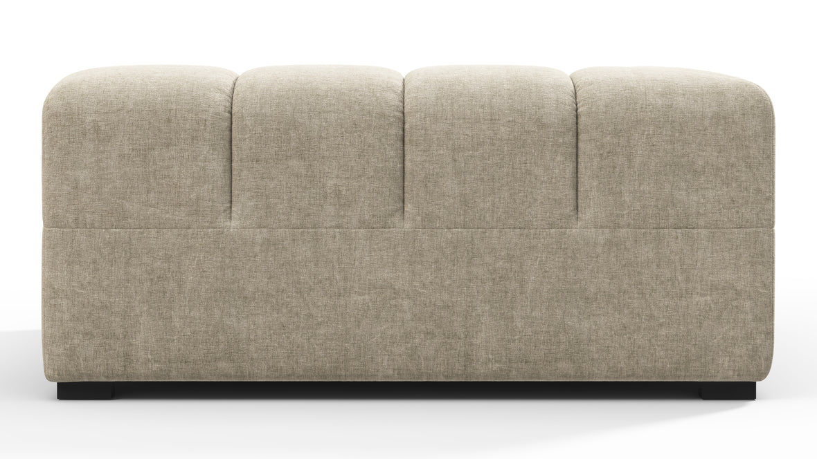 Tufty - Tufty Module, Large Left Corner, Beige Gray Chenille