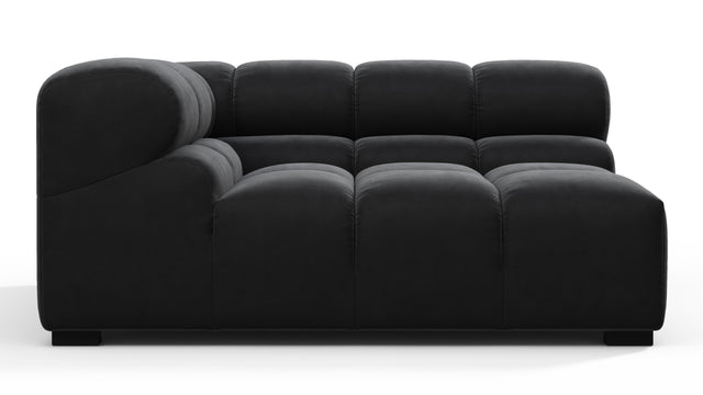 Tufty - Tufty Module, Large Left Corner, Black Velvet