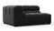 Tufty - Tufty Module, Large Left Corner, Black Velvet