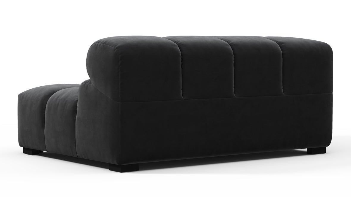 Tufty - Tufty Module, Large Left Corner, Black Velvet
