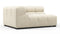 Tufty - Tufty Module, Large Left Corner, Eggshell Boucle