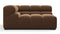 Tufty - Tufty Module, Large Left Corner, Mocha Velvet