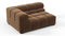 Tufty - Tufty Module, Large Left Corner, Mocha Velvet