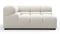 Tufty - Tufty Module, Large Left Corner, Oatmeal Brushed Weave