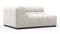 Tufty - Tufty Module, Large Left Corner, Oatmeal Brushed Weave