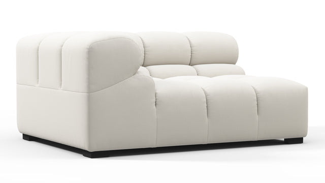 Tufty - Tufty Module, Large Left Corner, Oatmeal Brushed Weave