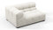 Tufty - Tufty Module, Large Left Corner, Oatmeal Brushed Weave