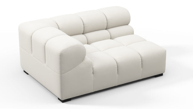 Tufty - Tufty Module, Large Left Corner, Oatmeal Brushed Weave