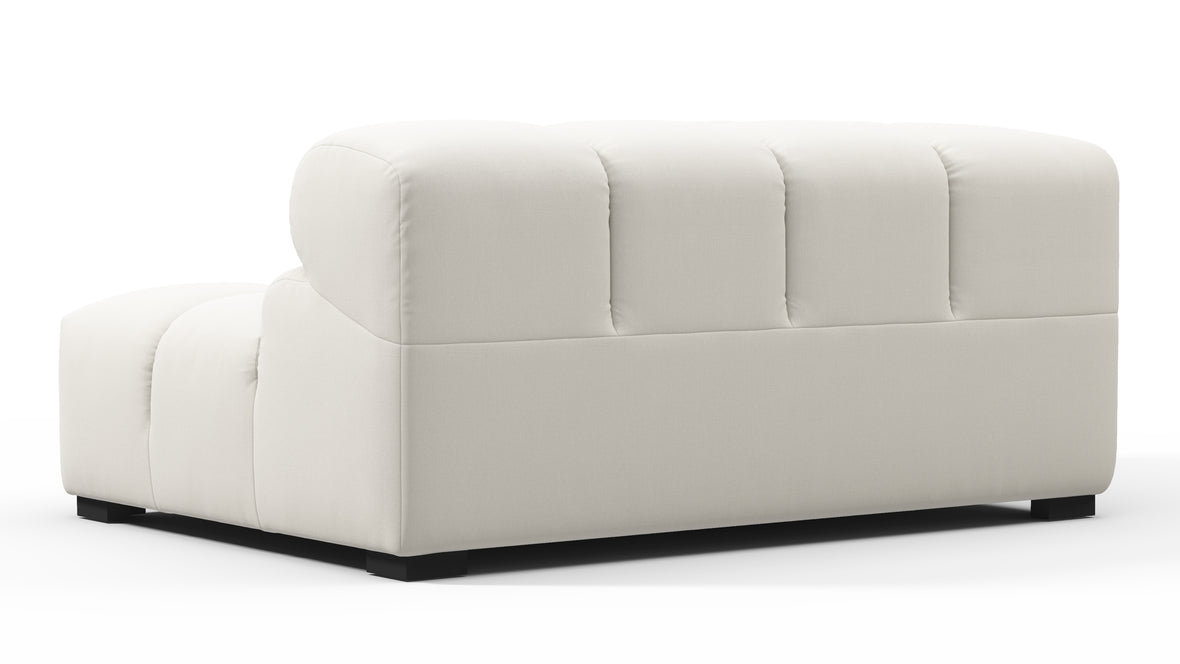 Tufty - Tufty Module, Large Left Corner, Oatmeal Brushed Weave