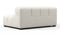 Tufty - Tufty Module, Large Left Corner, Oatmeal Brushed Weave