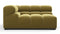 Tufty - Tufty Module, Large Left Corner, Olive Gold Velvet