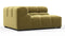 Tufty - Tufty Module, Large Left Corner, Olive Gold Velvet