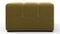 Tufty - Tufty Module, Large Left Corner, Olive Gold Velvet