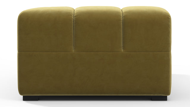 Tufty - Tufty Module, Large Left Corner, Olive Gold Velvet