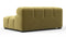 Tufty - Tufty Module, Large Left Corner, Olive Gold Velvet