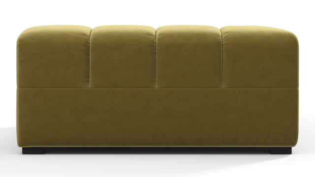 Tufty - Tufty Module, Large Left Corner, Olive Gold Velvet