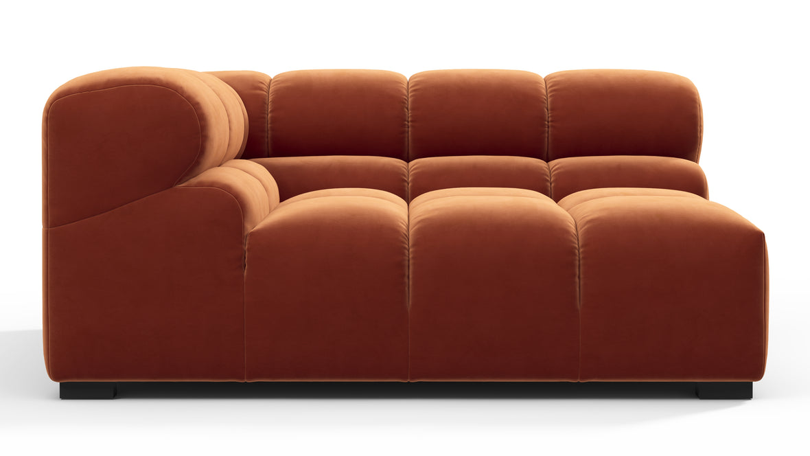 Tufty - Tufty Module, Large Left Corner, Spice Velvet